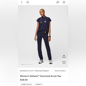 Women's Rafaela™ Oversized Scrub Top